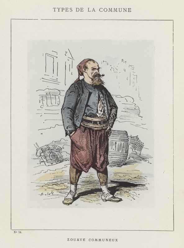 Zouave Communeux av Charles Albert d Arnoux Bertall