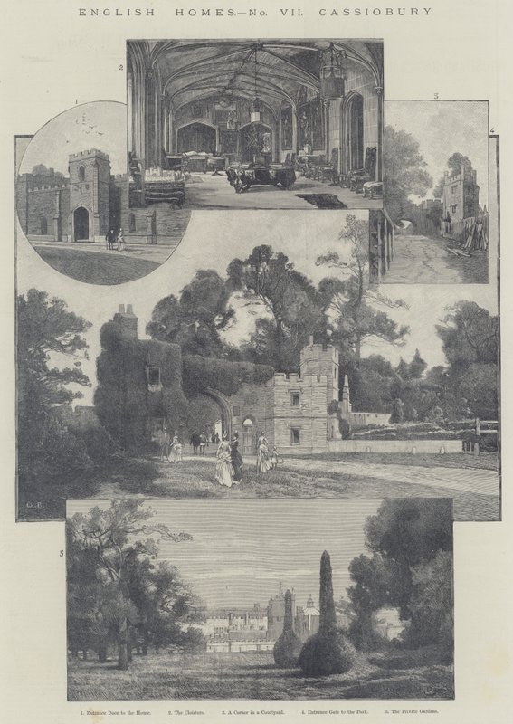 English Homes, Cassiobury av Charles Auguste Loye