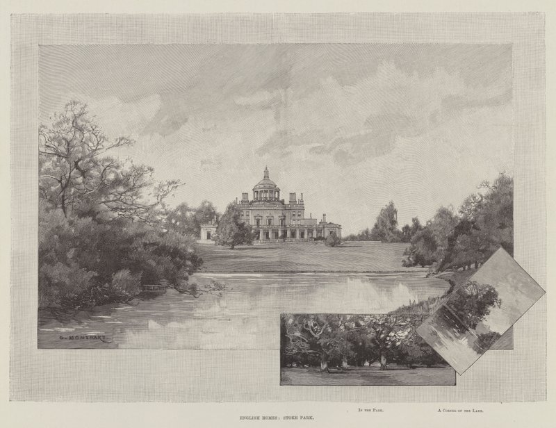 English Homes, Stoke Park av Charles Auguste Loye