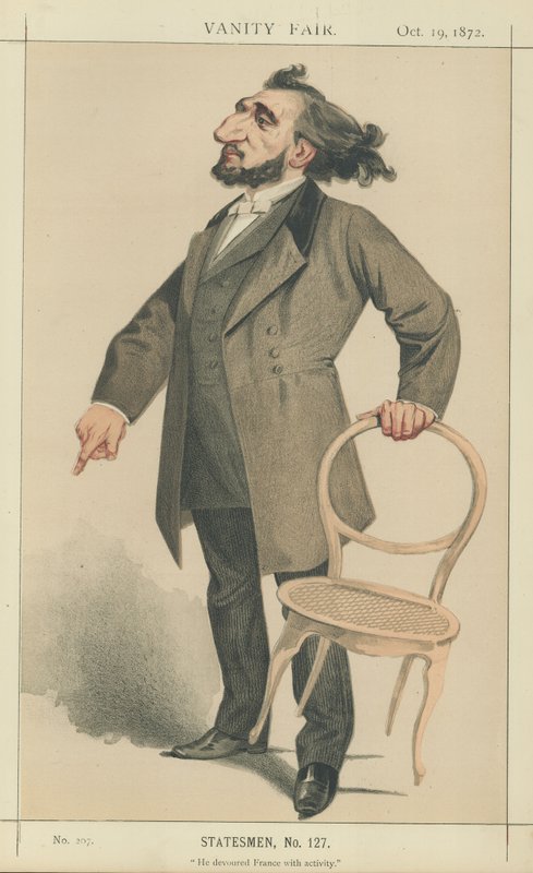 Mr Leon Gambetta av Charles Auguste Loye
