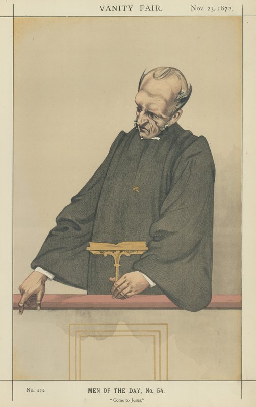 Pastor Newman Hall av Charles Auguste Loye