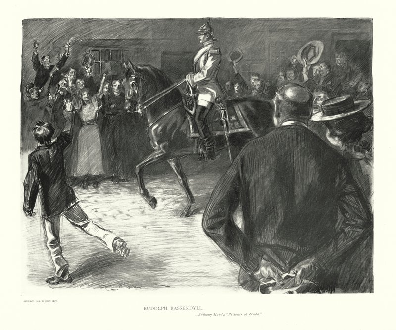 Rudolph Rassendyll (litografi) av Charles Dana Gibson