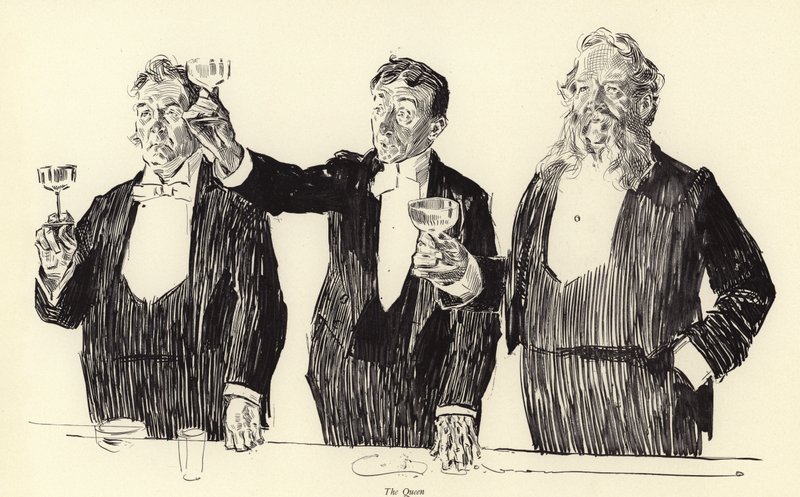 Drottningen, The Royal Toast av Charles Dana Gibson