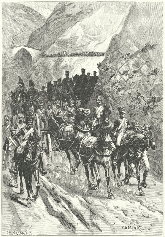 Massenas reträtt till Ciudad Rodrigo av Charles Edouard Delort