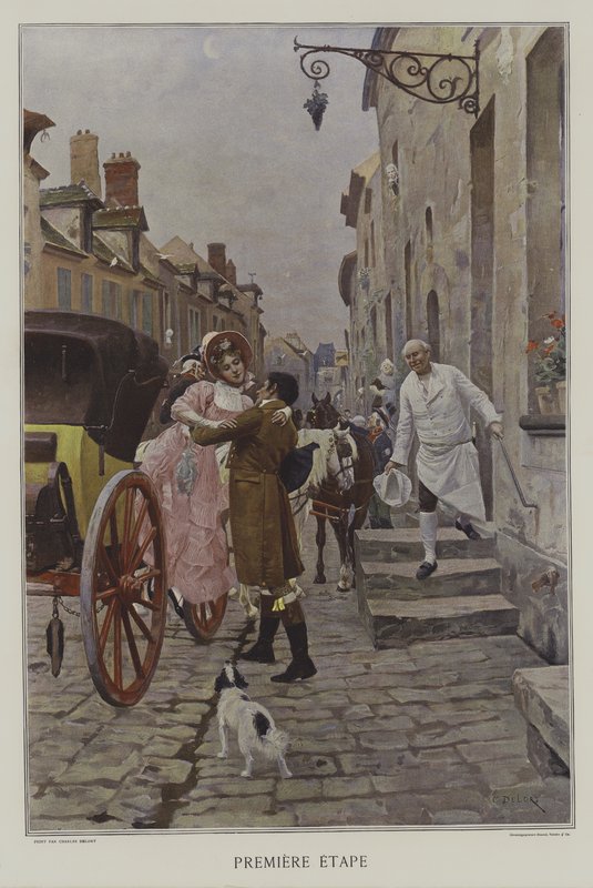 Första stadiet av Charles Edouard Delort