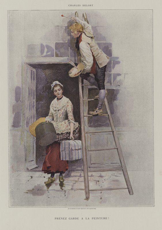 Akta dig för färg! av Charles Edouard Delort