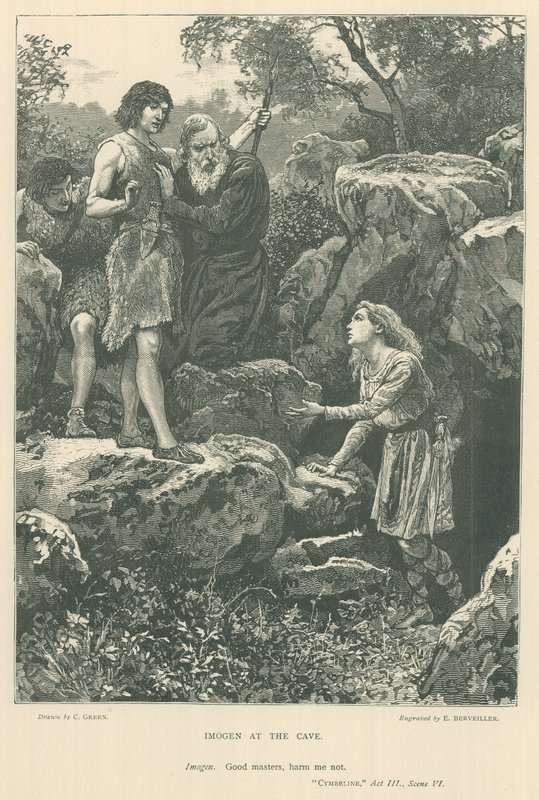 Illustration till Cymbeline av Charles Green