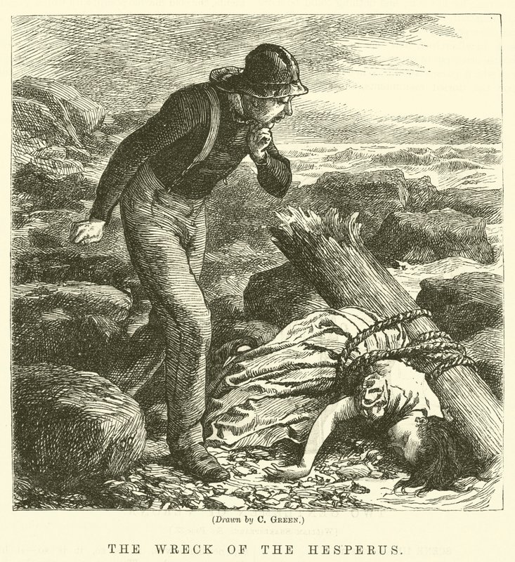 Vraket av Hesperus av Charles Green