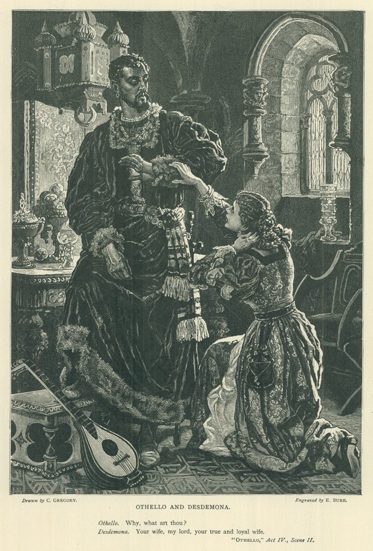 Illustration för Othello av Charles Gregory
