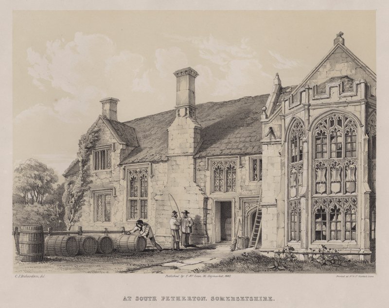 I South Petherton, Somersetshire (färg litho) av Charles James Richardson