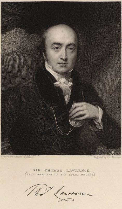 Sir Thomas Lawrence av Charles Landseer