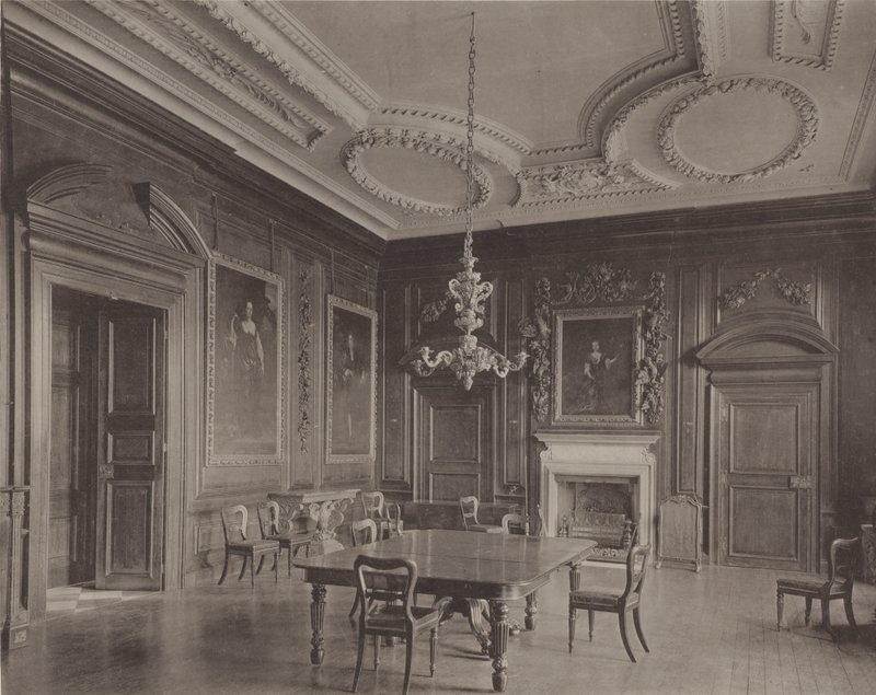 Belton House, Grantham, the Dining Room  av Charles Latham