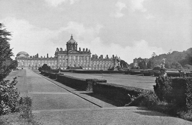 Castle Howard från söder av Charles Latham
