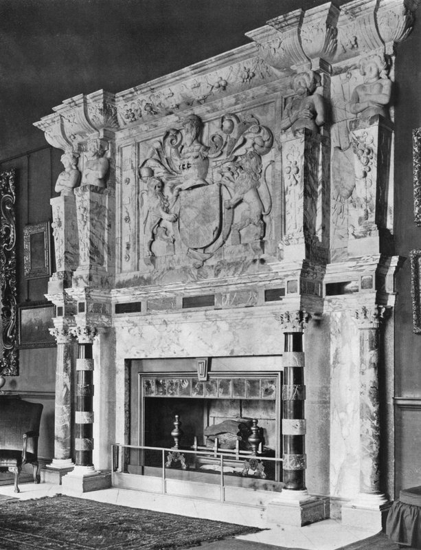 De Wittes Chimney-Piece i Cobham, Kent av Charles Latham