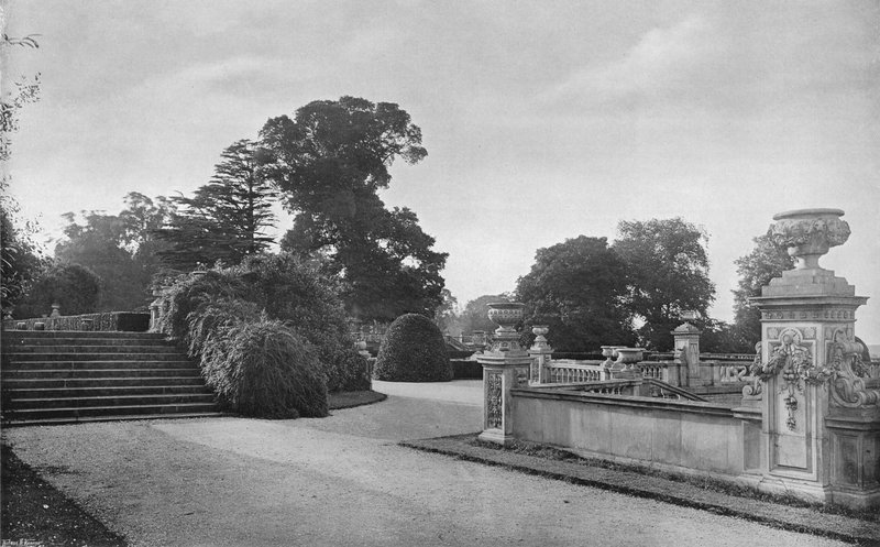Kväll i Norra trädgården av Charles Latham