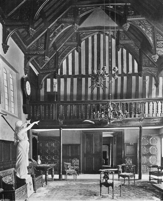Giffords Hall: King Johns Banketthall av Charles Latham