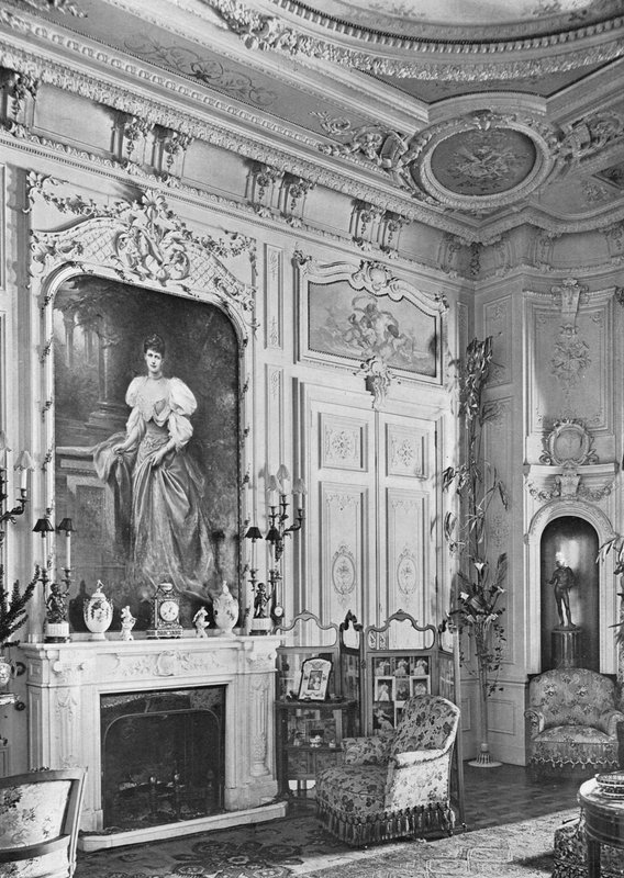 Drottning Alexandras porträtt av Charles Latham