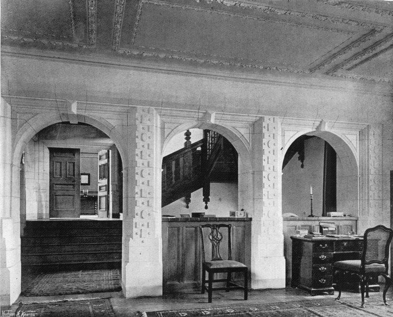 Trappa från Billiard-Room av Charles Latham