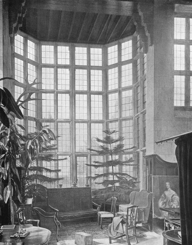 Stanway: Det stora fönstret i hallen av Charles Latham