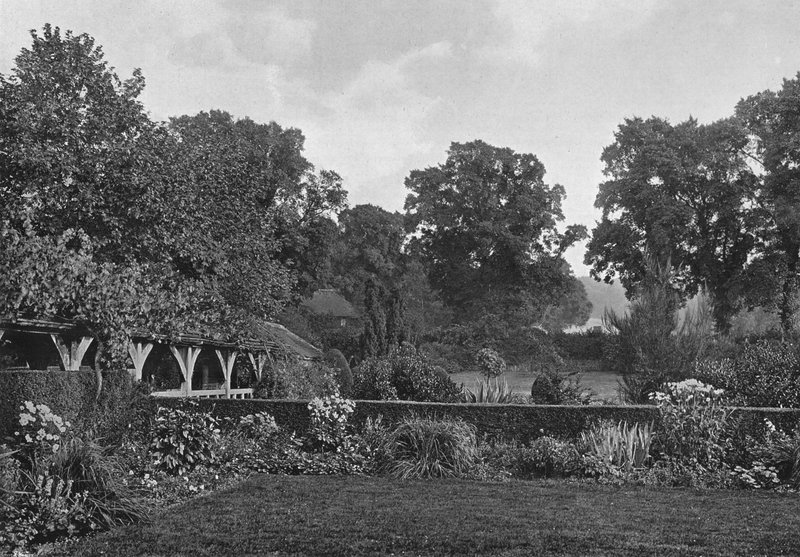 Den inhägnade trädgården, söder av Charles Latham