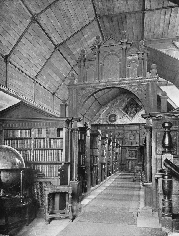 The Library of Merton College, Oxford av Charles Latham