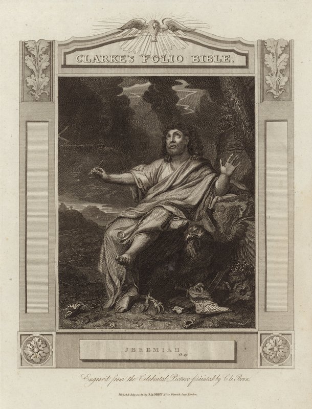 Jeremia av Charles Le Brun