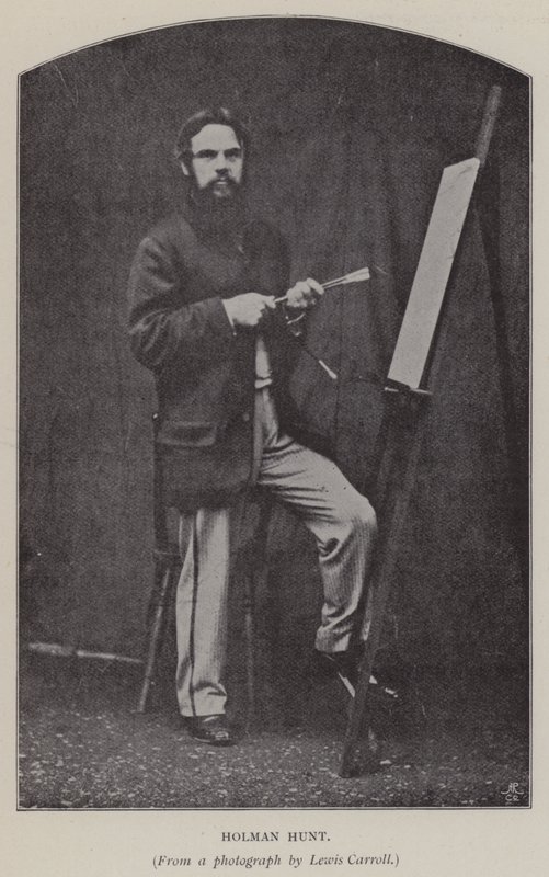 Holman Hunt (s/v foto) av Charles Lutwidge Dodgson
