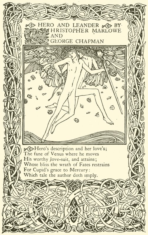 Från Hero and Leander (gravyr) av Charles Ricketts