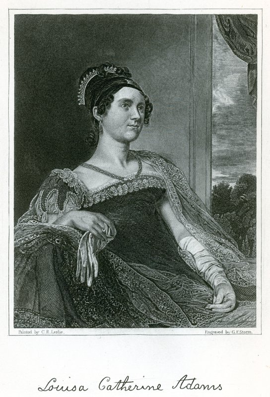 Louisa Catherine Adams (gravyr) av Charles Robert Leslie