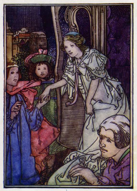 Askungen (färg litho) av Charles Robinson