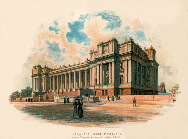 Parlamentshuset, Melbourne av Charles Wilkinson