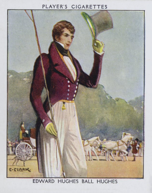 Edward Hughes Ball Hughes (färg litho) av Christopher (after) Clark