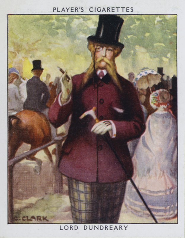 Lord Dundreary (färg litho) av Christopher (after) Clark