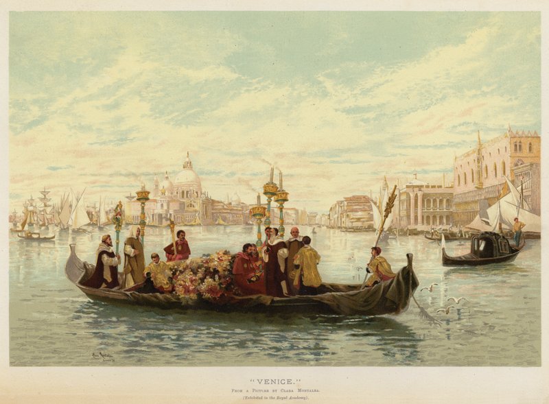 Venedig, utställd i Royal Academy av Clara Montalba