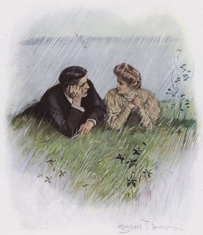 Par på en äng av Clarence F. Underwood