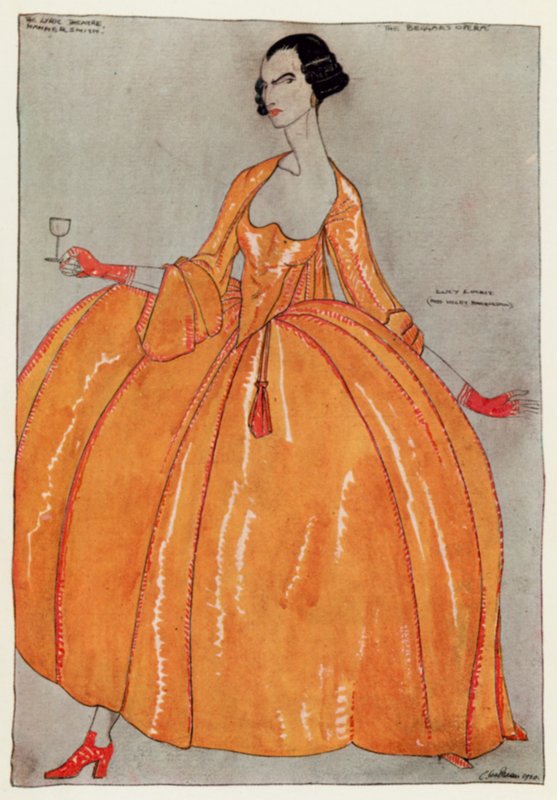 Tiggarens opera, Lucy Lockit av Claud Lovat Fraser