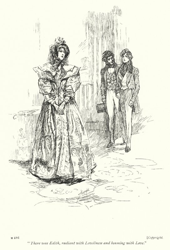 Illustration till Disraelis Coningsby (litho) av Claude Shepperson