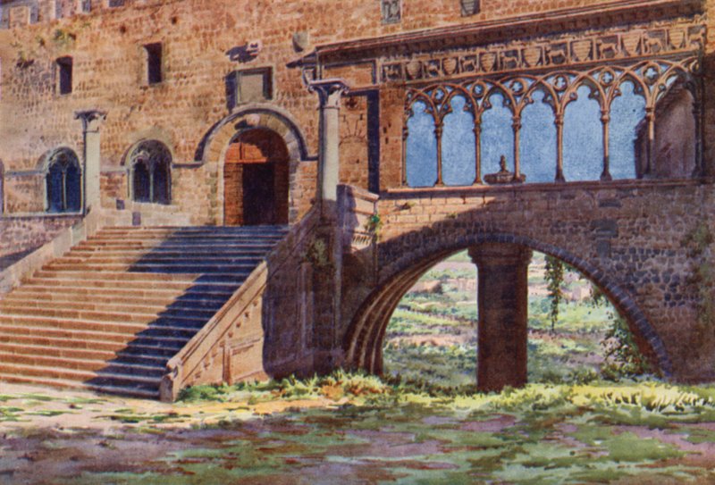 Påvliga palatset, Viterbo av Commendator Formilli
