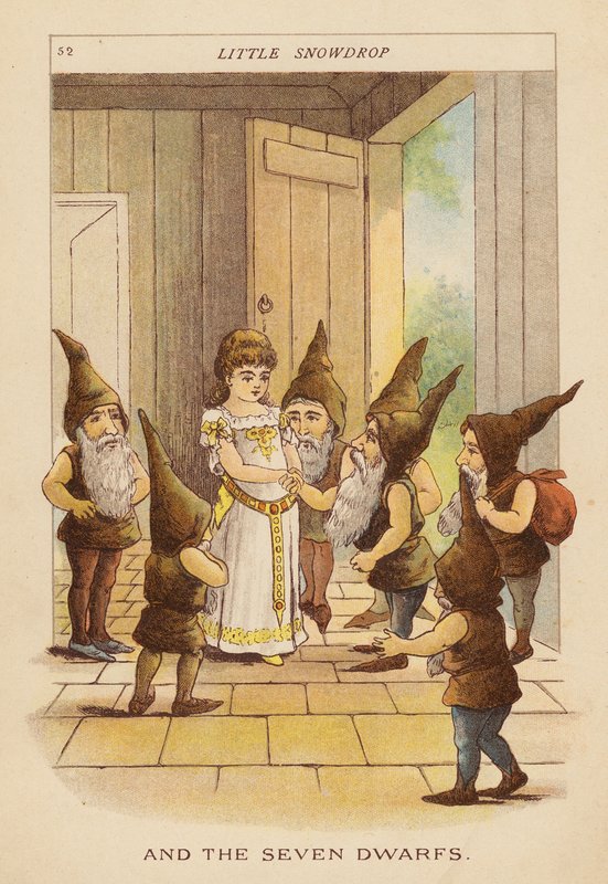 Liten snödroppe (färglitografi) av Constance Haslewood