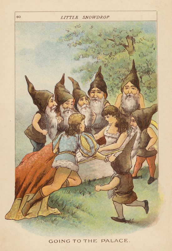 Liten snödroppe (färglitografi) av Constance Haslewood