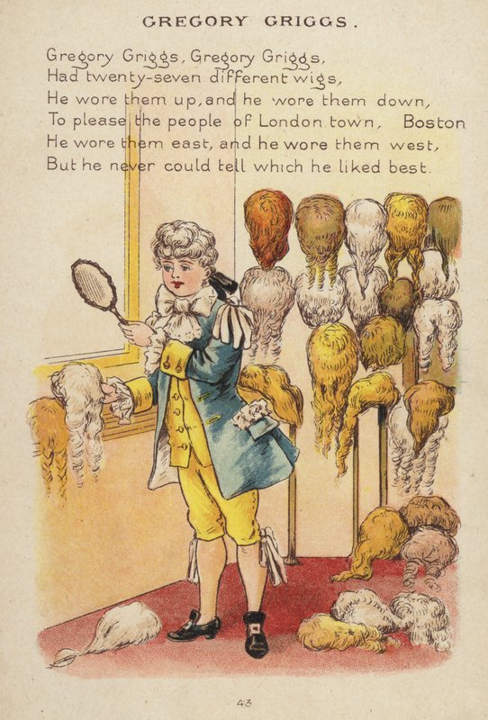 Nursery rim: Gregory Griggs (chromolitho) av Constance Haslewood