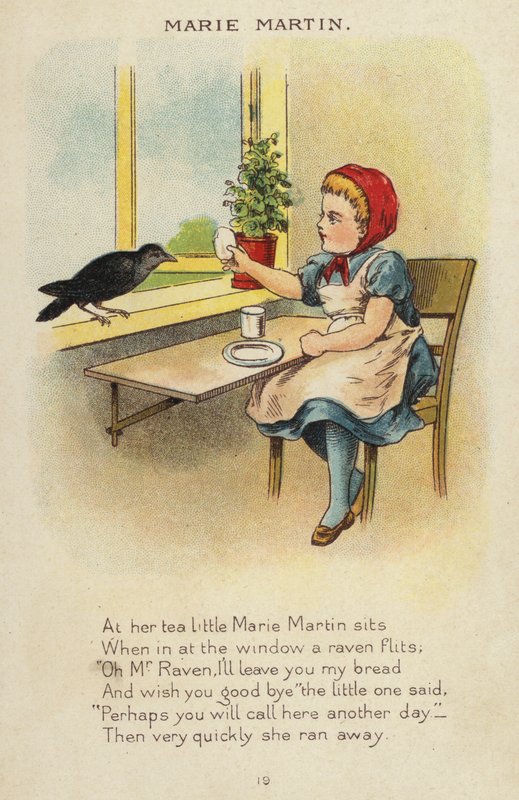 Barnrim: Marie Martin (chromolitho) av Constance Haslewood
