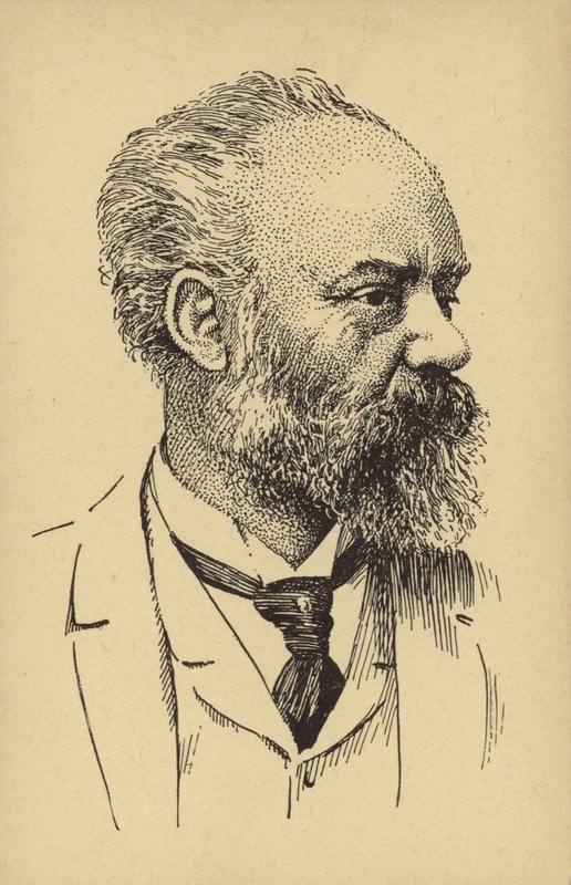 Antonin Dvorak, tjeckisk kompositör (1841-1904) av Czech School