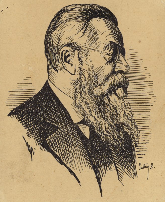 Porträtt av Otakar Sevcik av Czech School