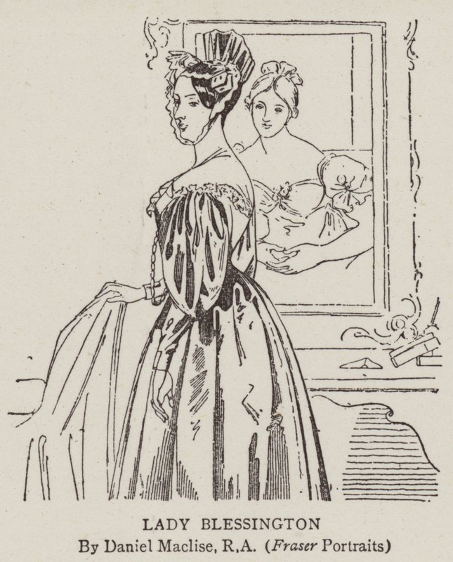 Lady Blessington av Daniel Maclise