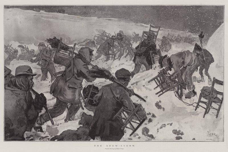 Snöstormen av Daniel Urrabieta Vierge