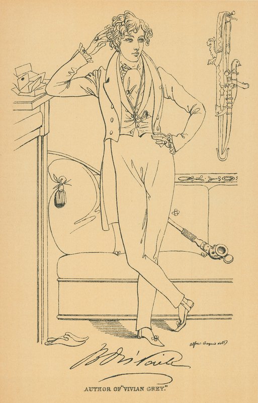 Benjamin Disraeli av Daniel Maclise