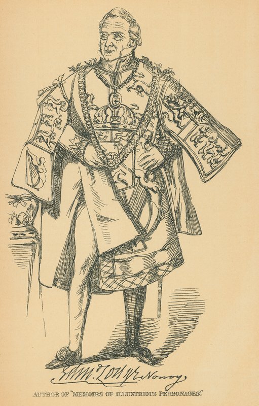 Edmund Lodgeswed av Daniel Maclise