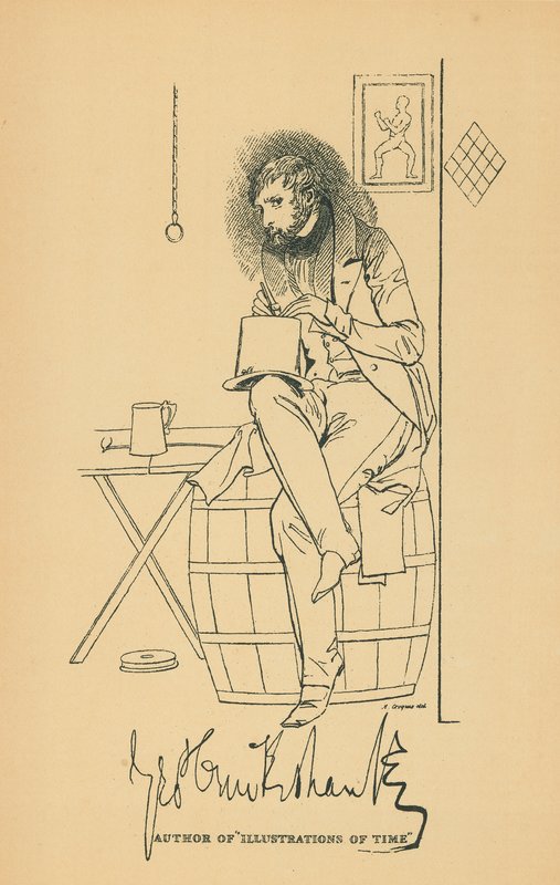 George Cruikshank av Daniel Maclise