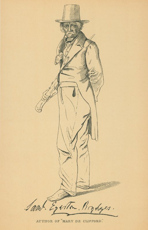 Sir Egerton Brydges av Daniel Maclise